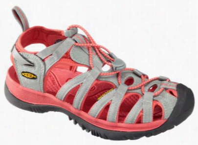 Keen Whisper Sport Sandals For Ladies - Neutral Gray/rose - 6.5 M