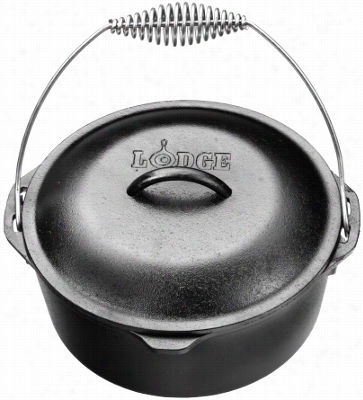 Lodge Logic Cast-iron Duthc Ovn With Spiral Bail And Iron Lid