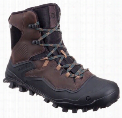 Merrell Fraxion Shell 8 Insukated Waterproof Pac Boots For Men- Chocolate Brown - 10 M