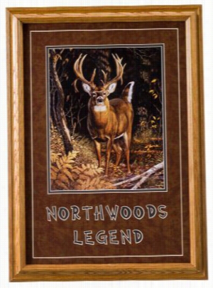 Northwoods Legend Framed And Mtted Fine Art Print