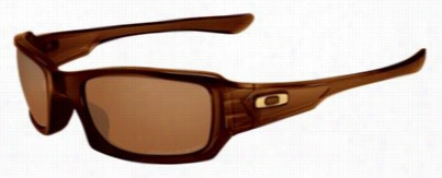 Oakley Fives Squared Polarized Sunglasses - Rootbeer/bronze Mirror