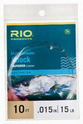 Rio Saltwater Light Shake Leadeer - Clear - 16lb.