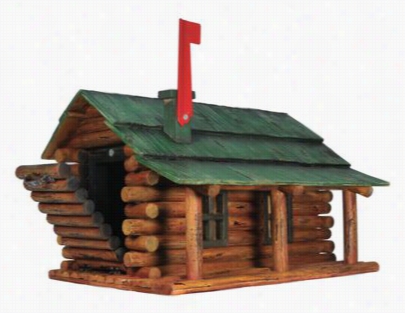 Riiver's Fringe Log Cabin Mailbox