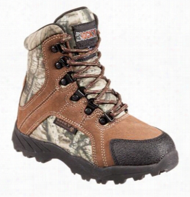 Rocky Hunting Waterproo F Insulayed Boots For Kids - Dark Rbown/mossy Oak Break-up Infinity - 1