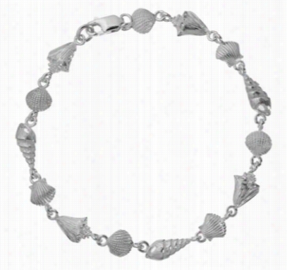 Sterling Silver Shell Bracelet