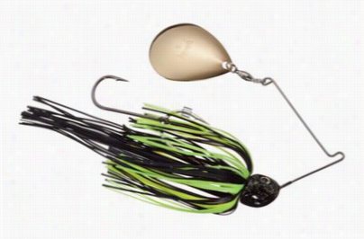 Strike King Tour Grade Nighht Spinnerbait - Black Chartreuse