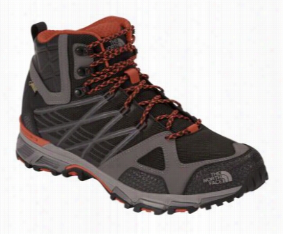 The North Face Ultra Hike Ii Mid Gtx Waterproof Hiiking Boots According To Men - Black/a Spice - 10.5m