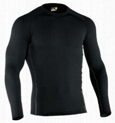 Under Armoru Coldgear 4.0 Base Series Creew Top For Men - Long Sleeve - Black - 2xl