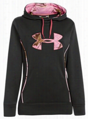 Under Armour Storm Caliber Hoodie For Ladies - Dismal/realtree Ap Colors Pink - L