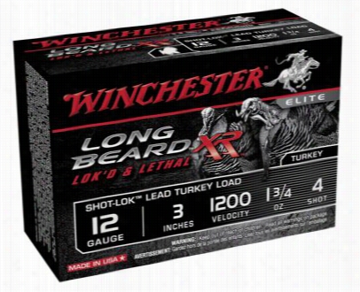 Winchester Long Beard Xr Turkey Shotshells - #4 Shot - 3'