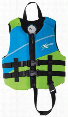 Xps Neoprene Life Jacket For Kids  Turquoise/kiwi  Geren