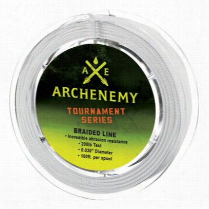 Archenemyt Ournament Series Braided Bowfishing Line - White