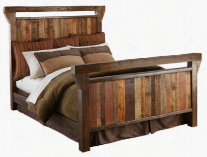Barnwood Bedroom Furniture Collection Wood Bed - Twin