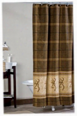 Browning Buckmark Shower Curtain