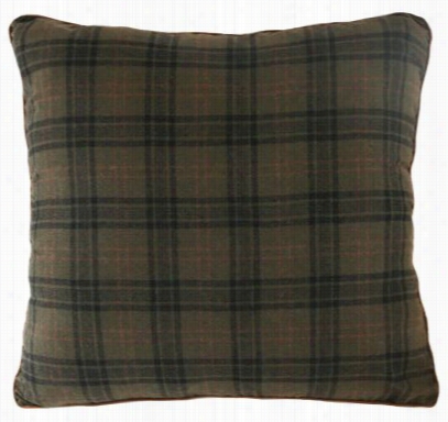 Cedar Hills Collection Plaid Euro Sham