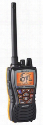 Cobra Hh50 Floating Handheld Vhf Radio - Black/orange