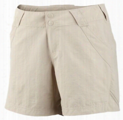 Columbia Coral Piint Ii Shorts For Ladies - Fossil -  L