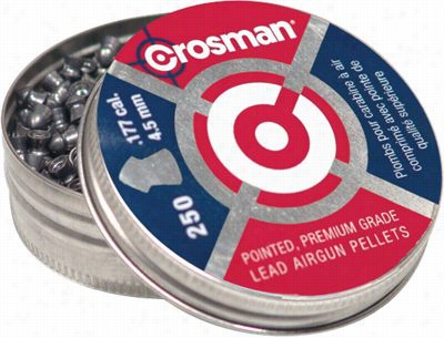 Crosman .177 Caliber Pointed Pellets - 250 Count