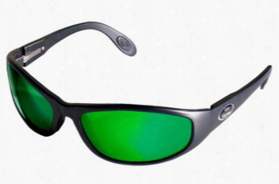 Flying Fisherman Viper Polarized Sunglasses - Matte Black/amber-greenn Mid Ror