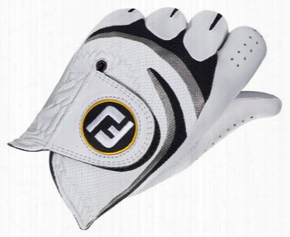 Footjoy Sciflex Ca Det Golf Glove For Men - White/white - Lh - Cadet S