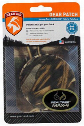 Gear Aid Egar Patches Camo Fabric Repair Patches - Realtree Max-4