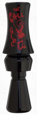 Gk Calls Cqll Girl Accrylic Duck Call - Black