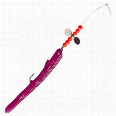 H&h Lures Rigged Mini Worms - Purple