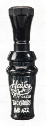 Hayes Calls Bckwoods Bad Azz Duck Call - Black/silver