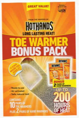 Heatmax Hothands Toe Warmer Bonus Pack