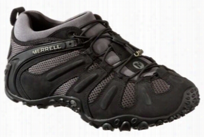 Merrell Chameleon Prime Stretch Hiking Shoes For Men - Black Slate - Edium - 11.5