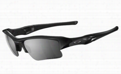 Oakle Yflakj Acket Sungasses - Pola Rized - Jet Black/black Iridium Mirror - Xlj