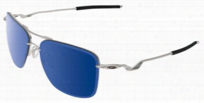 Oakley Tailhook Sunglasses - Satin Chrome/ice Iridium Mirror