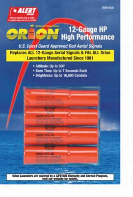 Orion Hp Red Aerial Flares - Mmodel 5