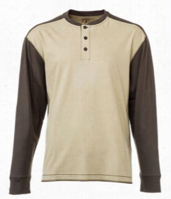 Redhead Southfork Long Sleeve Henley Form En - Chino - Xl