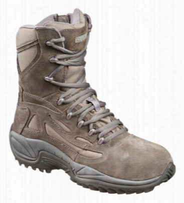 Reebok Rapid Respose Rb Side-zil Safty Toe Tactical Work Boots For Me N- Sage Green - 11.5m