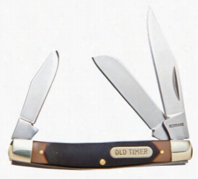 Schrade Old Timer Middleman 3-blade Pocker  Knife