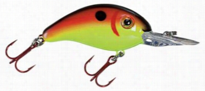 Strike King Slab Hammer Crappie Crank Crankbait - Charteuse/red Dismal - 3/16 Oz.