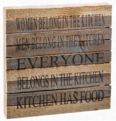 Sweet Bird Wooden Sign  -everyoe B Elongs In The Kitchen