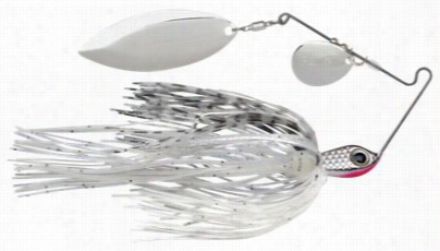 Terminator S-1 Super Stainless Tandem Spinnerbait - 1/2 Z. - Silver Shiner