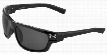 Under Armour UA Hook'd Storm Polarized Sunglasses - Satin Black/Gray