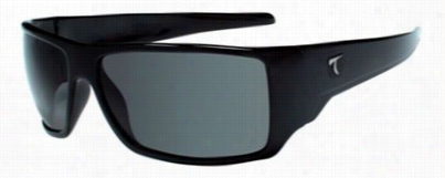 Typhoon Aloha Olaized Sunglasses - Shiny Black/horizon Ggrey