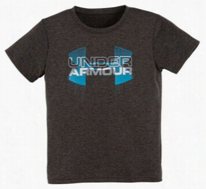 Under Armuor Ig Logo Repetition T-shirt For  Boys - Carbon Heather - 4