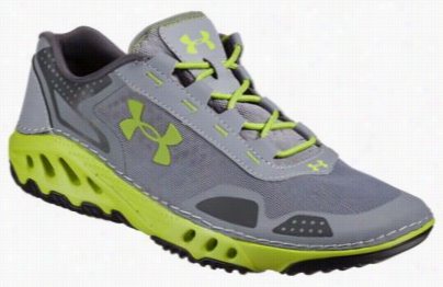 Under Armour Drainster Water Shoes For Men-  Steel/graphite/velocity- 10 Mdium
