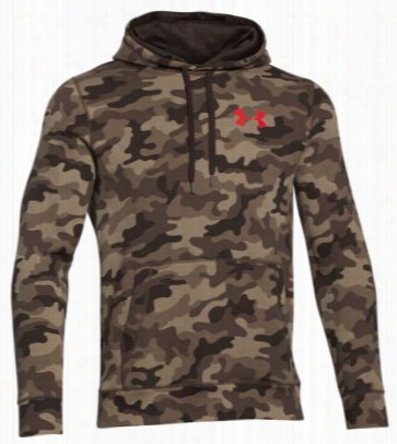 Under Armor Rival Fleece Printed Hoodie For Men - 3xl - Canvas