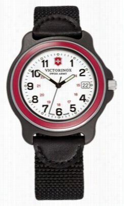 Victorinox Original Xl Limied Anniversary Edition Watch For Men - White/red