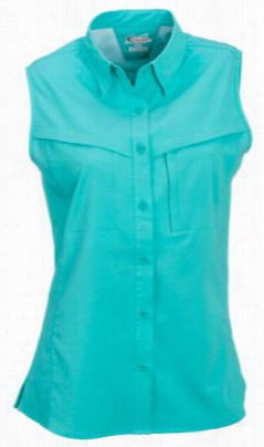 World Widesportsman Cape Coral Sleeveless Shirt For Ladies - Turquoise - 