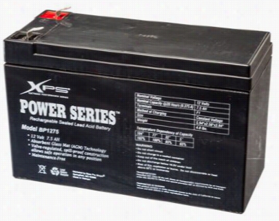 Xps Fleet Series Rechargeable Sealed Lead Acid Marine Battery - 7.5 Amp