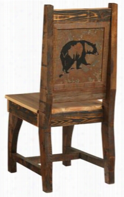 ?barnwood Diing Room Collection Bear Chair