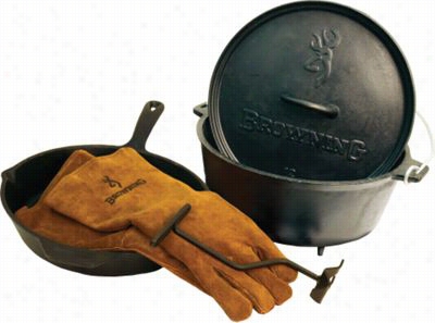 Browning 5-pece 12' Cast Ion Cookware Set