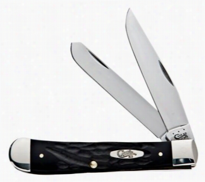 Case Black Rough Knifee - Trapper